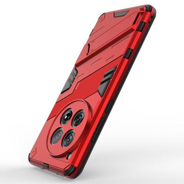 OnePlus 12 Armor Series Hybrid Cover med Stand - Rød