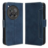 OnePlus 12 Pung Cover med Kortholder - Blå