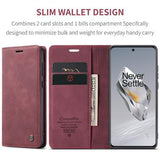 OnePlus 12 Caseme 013 Series Pung - Vinrød