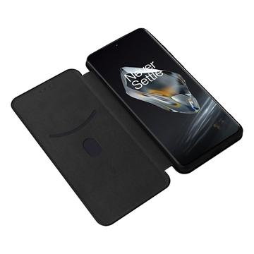 OnePlus 12 Flip Cover - Karbonfiber - Sort