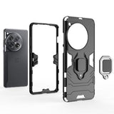 OnePlus 12 Hybrid Cover med Ring Holder - Sort