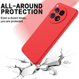 OnePlus 12 Liquid Silikone Cover med Strop - Rød