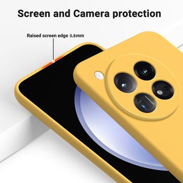 OnePlus 12 Liquid Silikone Cover med Strop - Gul