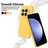 OnePlus 12 Liquid Silikone Cover med Strop - Gul
