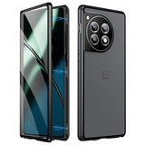 OnePlus 12 Magnetisk Cover med Hærdet Glas - Sort