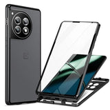 OnePlus 12 Magnetisk Cover med Hærdet Glas - Sort