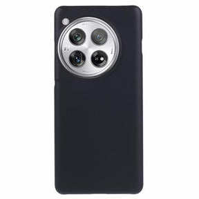 OnePlus 12 Gummibelagt Plastik Cover - Sort