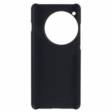 OnePlus 12 Gummibelagt Plastik Cover - Sort