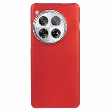 OnePlus 12 Gummibelagt Plastik Cover - Rød