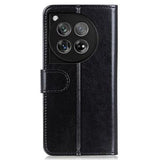OnePlus 12 Pung Taske med Magnetisk Lukning - Sort