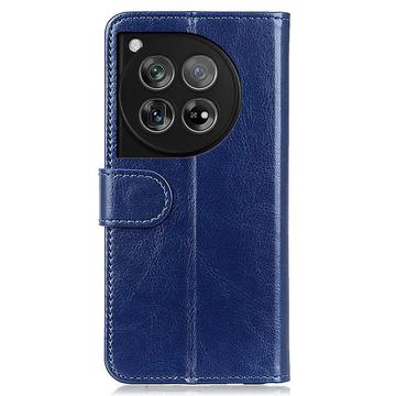 OnePlus 12 Pung Taske med Magnetisk Lukning - Blå