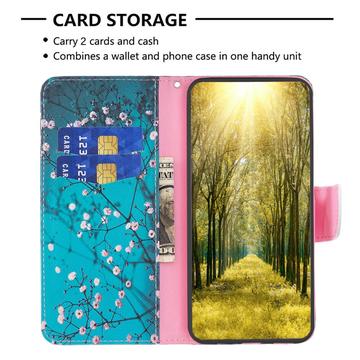 OnePlus 12 Wonder Series Pung - Hvid Blomster