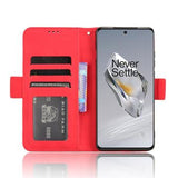OnePlus 12R/Ace 3 Pung Cover med Kortholder - Rød