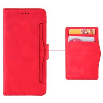 OnePlus 12R/Ace 3 Pung Cover med Kortholder - Rød