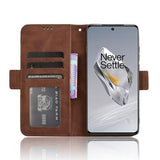 OnePlus 12R/Ace 3 Pung Cover med Kortholder - Brun