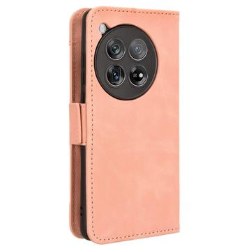 OnePlus 12R/Ace 3 Pung Cover med Kortholder - Pink