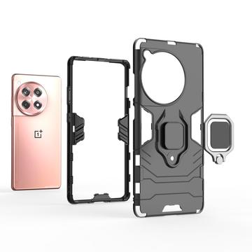 OnePlus 12R/Ace 3 Hybrid Cover med Ring Holder - Blå