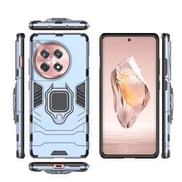 OnePlus 12R/Ace 3 Hybrid Cover med Ring Holder - Blå