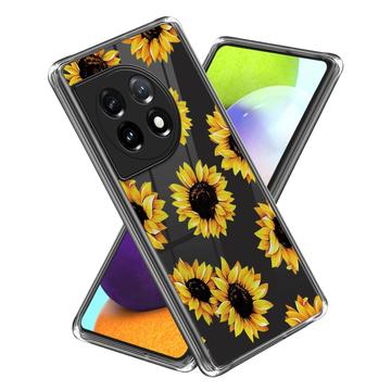OnePlus 12R/Ace 3 Stilfuld Ultra-Slim TPU Cover - Solsikker