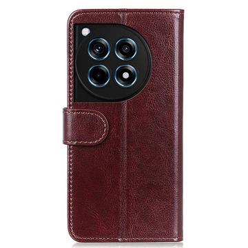 OnePlus 12R/Ace 3 Pung Taske med Magnetisk Lukning - Brun