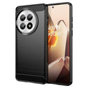 OnePlus 13 Børstet TPU Cover - Karbonfiber - Sort