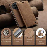 OnePlus 13 Caseme 013 Series Pung - Brun