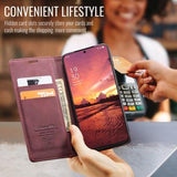 OnePlus 13 Caseme 013 Series Pung - Vinrød