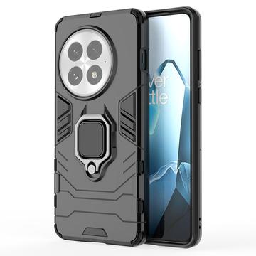 OnePlus 13 Hybrid Cover med Ring Holder - Sort