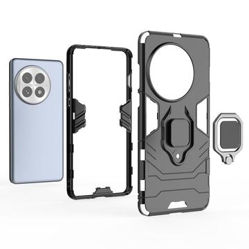 OnePlus 13 Hybrid Cover med Ring Holder - Sort