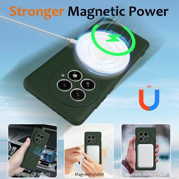 OnePlus 13 Liquid Silikone Cover - MagSafe Kompatibel - Mørkegrøn