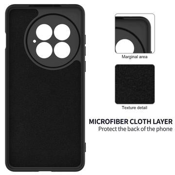 OnePlus 13 Flydende silikone cover med håndrem - sort