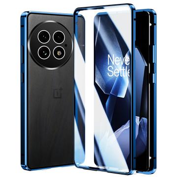 OnePlus 13 Magnetisk Cover med Hærdet Glas - Blå