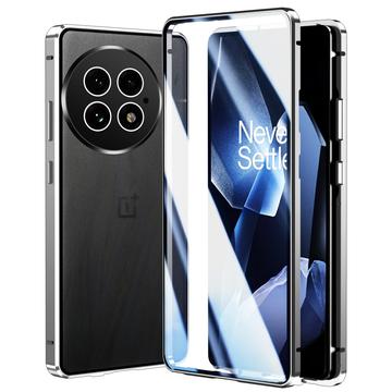 OnePlus 13 Magnetisk Cover med Hærdet Glas - Sølv