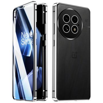 OnePlus 13 Magnetisk Cover med Hærdet Glas - Sølv