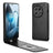 OnePlus 13 Vertikal Flip Taske med Kortholder - Sort