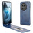 OnePlus 13 Vertikal Flip Taske med Kortholder - Blå
