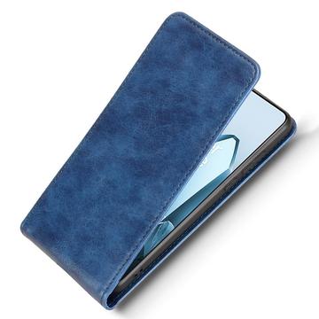 OnePlus 13 Vertikal Flip Taske med Kortholder - Blå