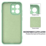 OnePlus 13T/13s Flydende silikone cover med håndrem - grøn