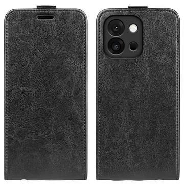 OnePlus 13T/13s Vertikal Flip Etui med Kortholder - Sort