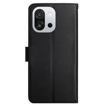 OnePlus 13T/13s Læderpung med Stativ - Sort
