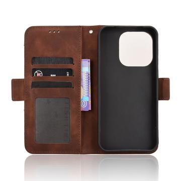 OnePlus 15 Kortholder Pung Etui - Brun