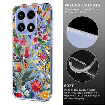 OnePlus 15 TPU-cover med blomstermønster - Liljer