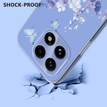 OnePlus 15 TPU-cover med blomstermønster - Lilla