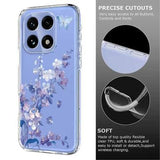 OnePlus 15 TPU-cover med blomstermønster - Lilla