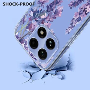 OnePlus 15 TPU-cover med blomstermønster - Blåregn