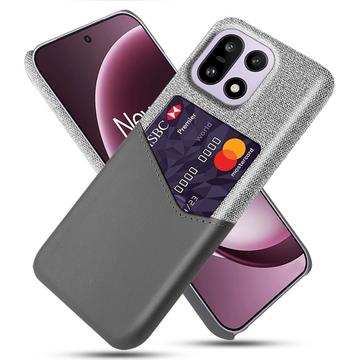 OnePlus 15 KSQ Cover med Kortholder - Grå