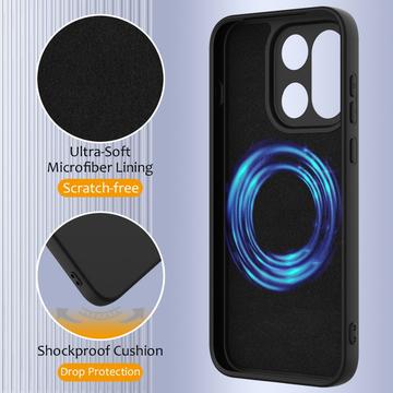 OnePlus 15 Liquid Silikone Cover - MagSafe Kompatibel - Sort