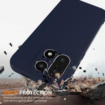 OnePlus 15 Liquid Silikone Cover - MagSafe Kompatibel - Mørkeblå