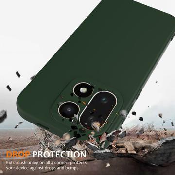 OnePlus 15 Liquid Silikone Cover - MagSafe Kompatibel - Mørkegrøn