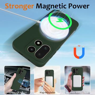 OnePlus 15 Liquid Silikone Cover - MagSafe Kompatibel - Mørkegrøn